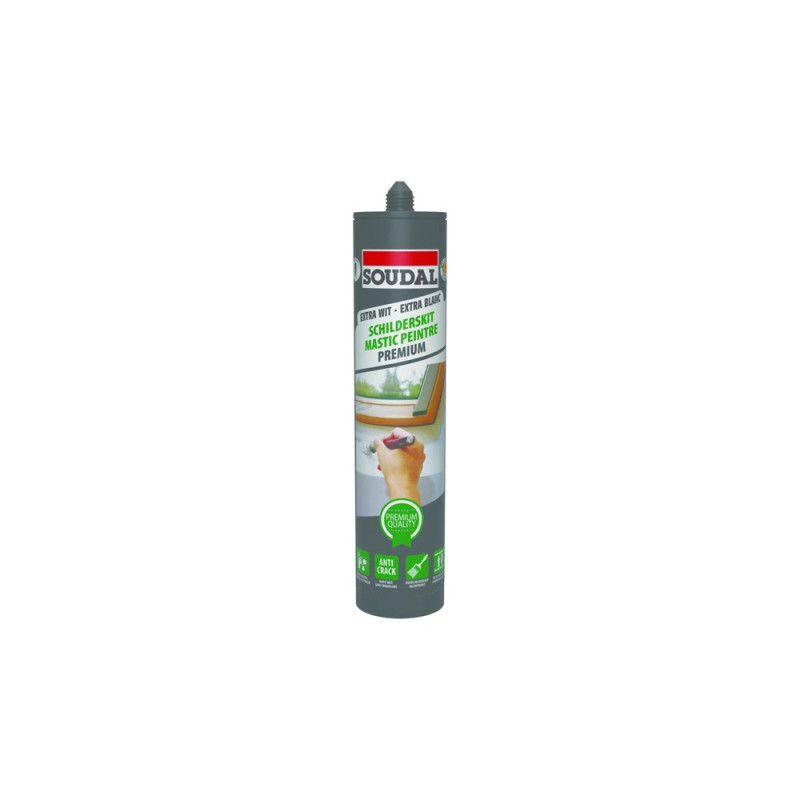 Mastic Peintre Premium extra blanc 0,29 L SOUDAL