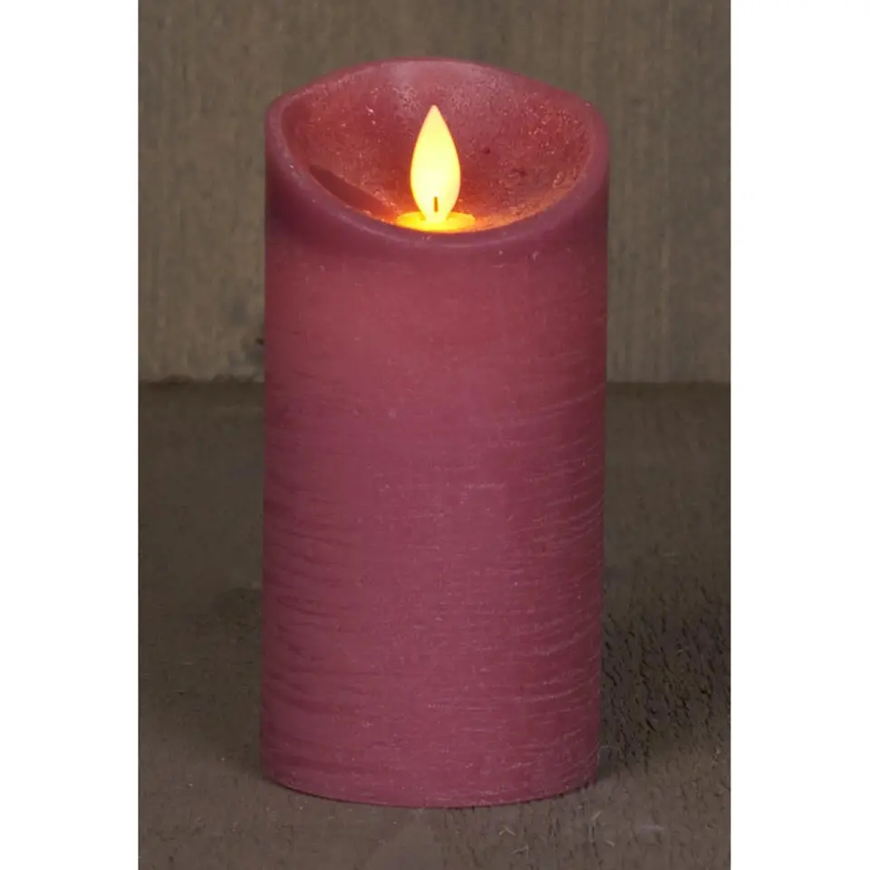 Anna's Collection Led stompkaars - oudroze - H15 x D7,5 cm