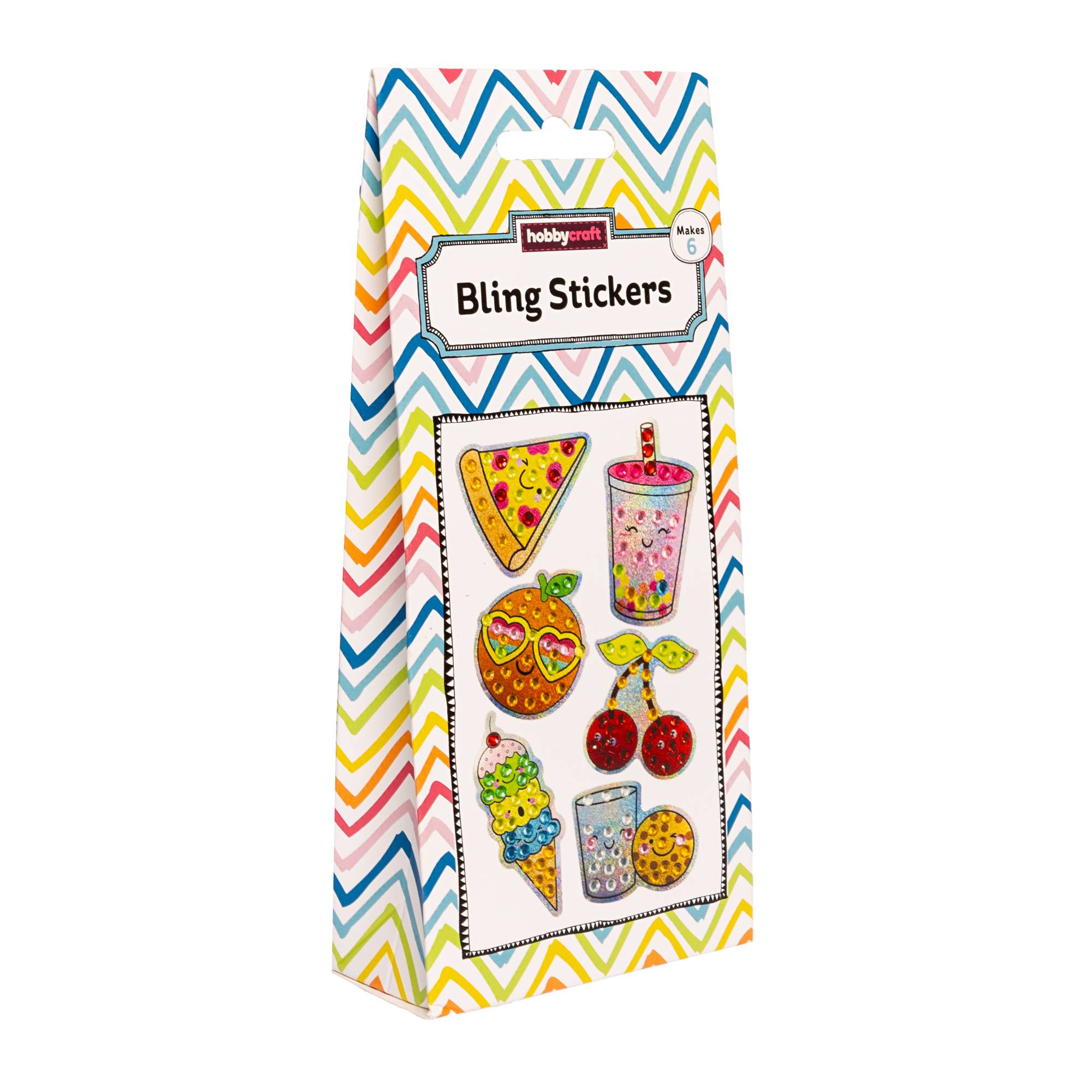 Kawaii Bling Stickers 6 Pack