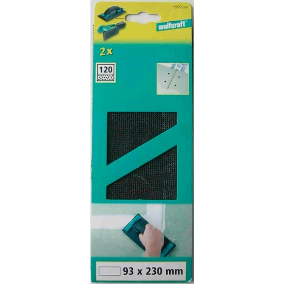 Gitterleinen, Körnung: k120, Silizium-Carbid/Industrievelours, schwarz