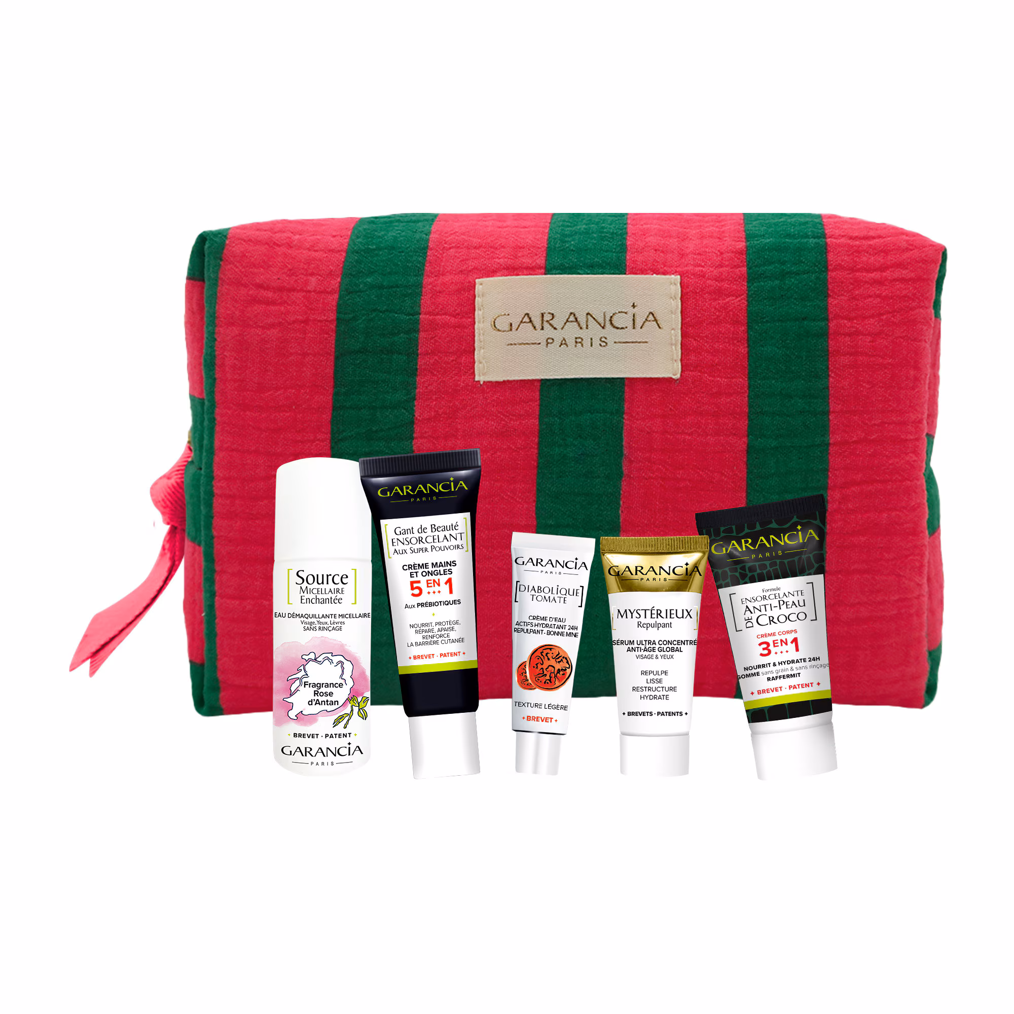 TROUSSE DÉCOUVERTE 2025Mes essentielles beauté - 5 minis soins de beauté visage ? corps ? mains