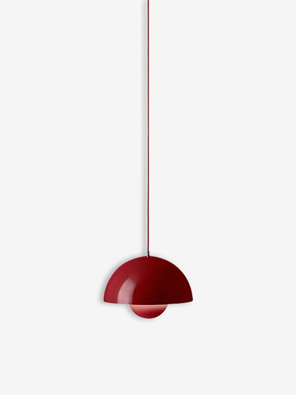 Suspension flowerpot vp7 rouge - &tradition rouge