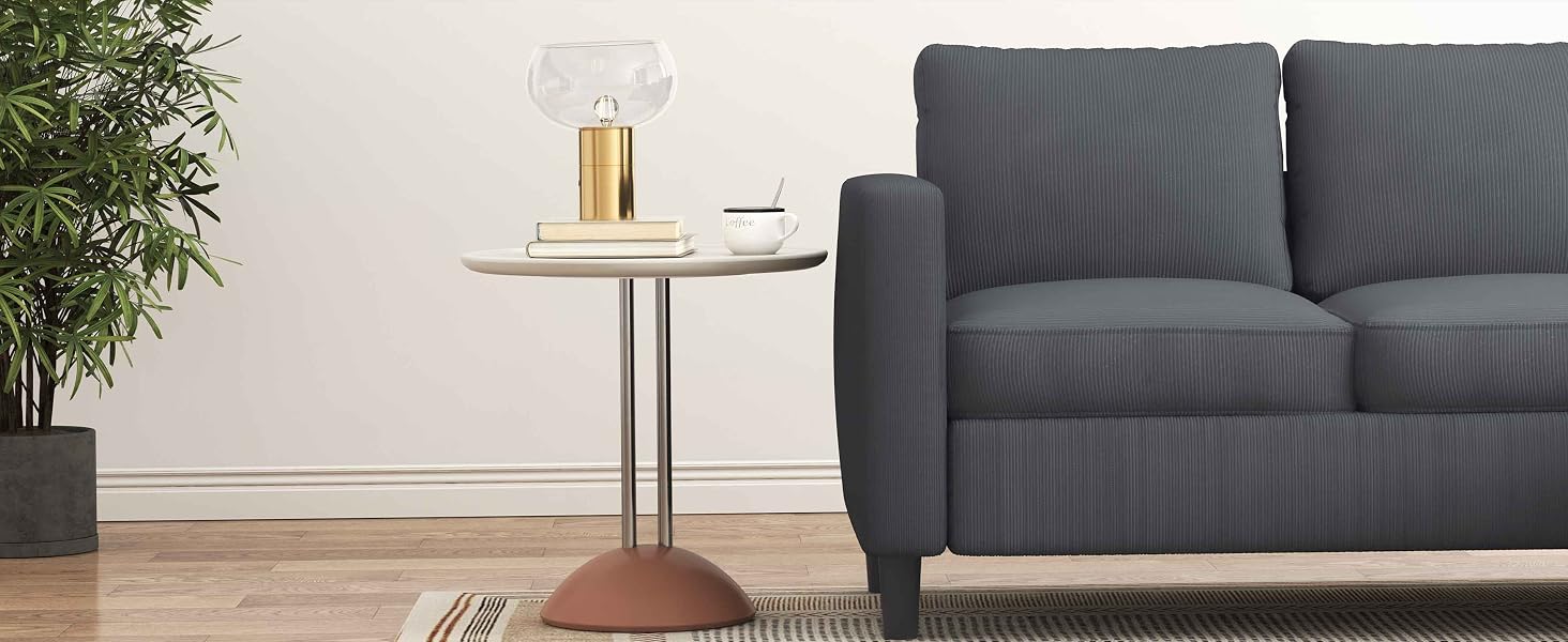 Convertible Sectional Sofa Couch 3 Seat L-Shaped Couch for Small Spaces