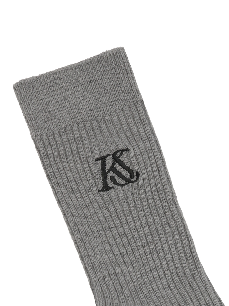 Logan grey striped socks
