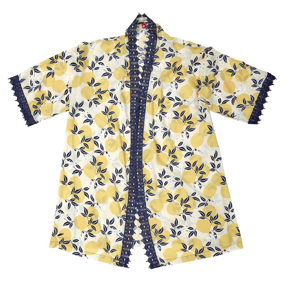 Kimono de plage imprimé estival - Taille unique
