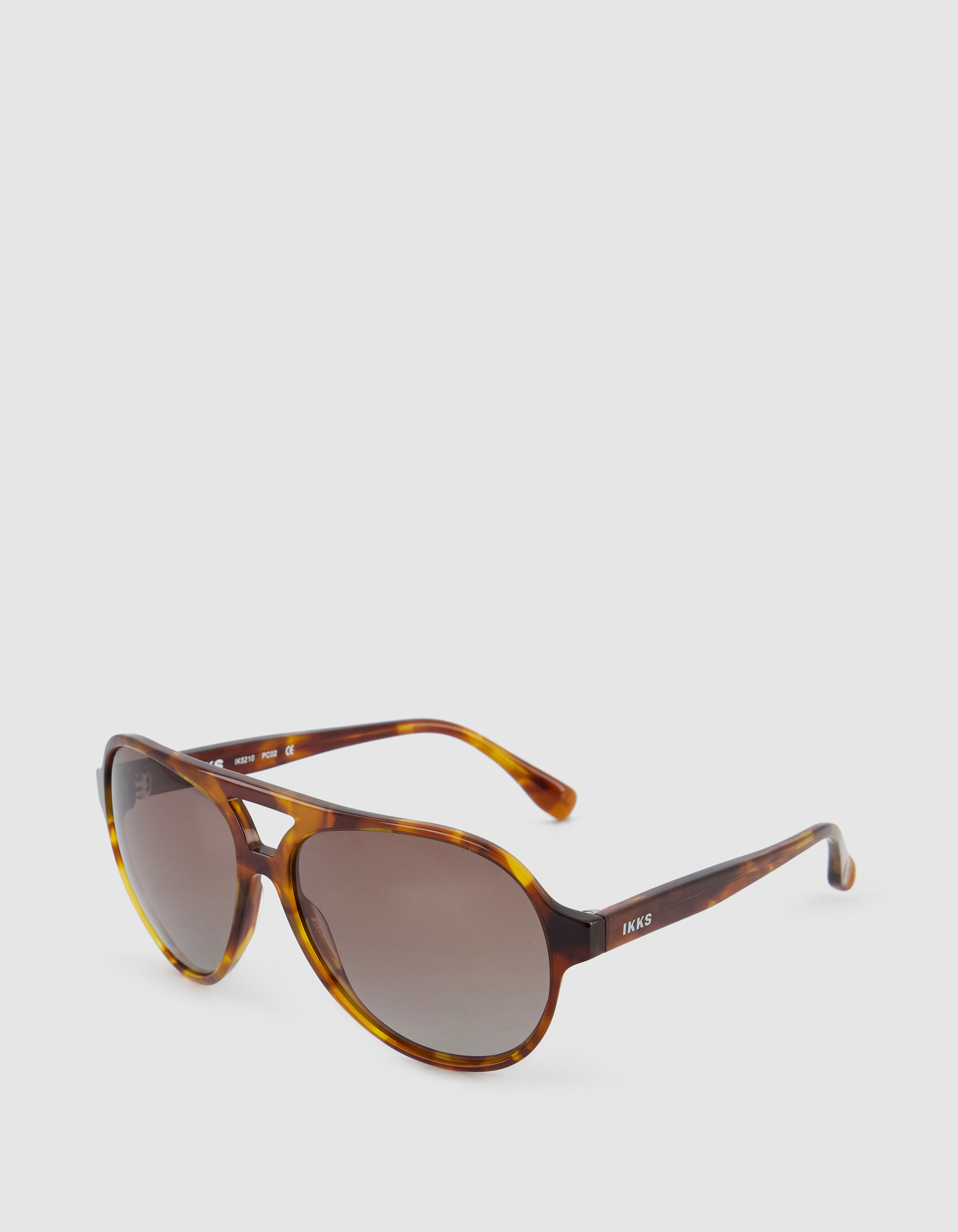 Lunettes solaires Dino aviateur marron Femme