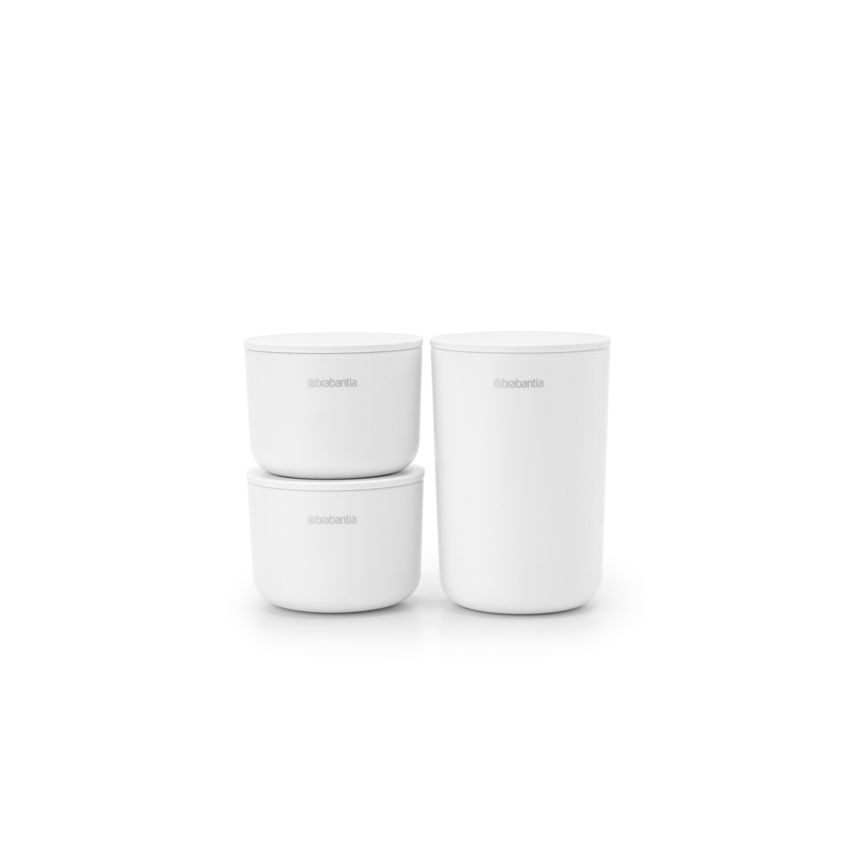 Brabantia Opbergbakjes, set van 3 - White