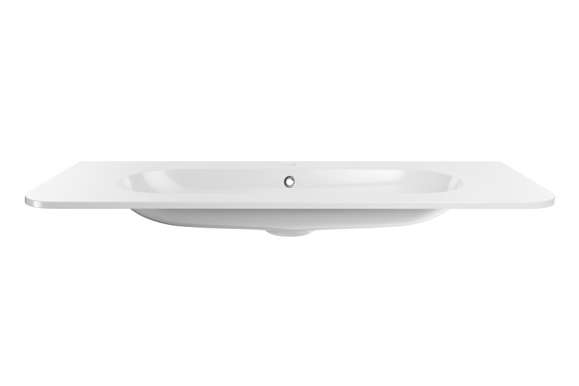 Umywalka Meblowa 120 cm PURE WHITE GLOSS UM 120-46 Biały Połysk