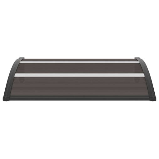NNEVL Door Canopy Black 120x80 cm PC