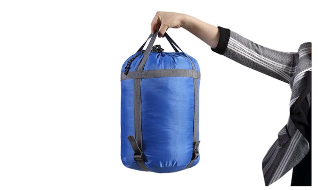 NNEDPE Micro Compact Design Thermal Sleeping Bag Blue