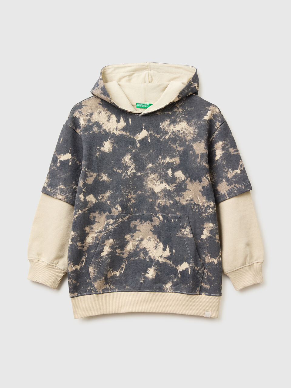 Oversized printed sweatshirt