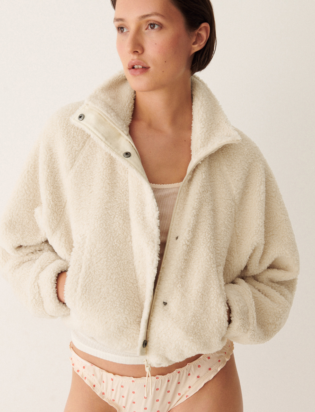 Blouson court zippé POLAIRE