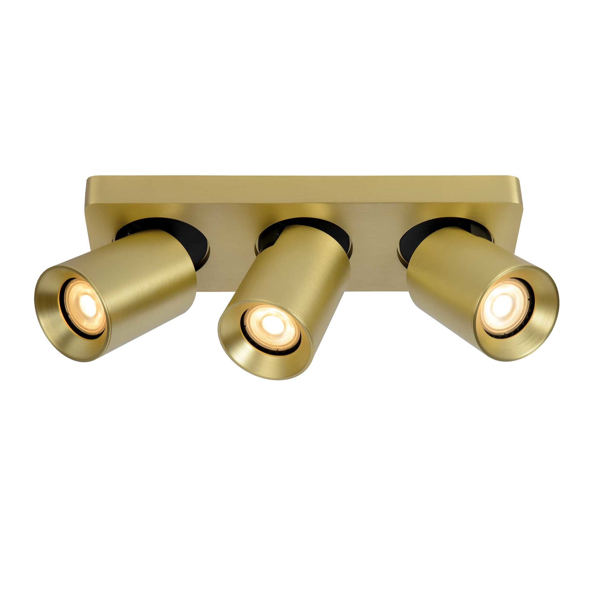 Artdelight spot Megano - 3 lichts - 30 x 11.5  cm - mat goud