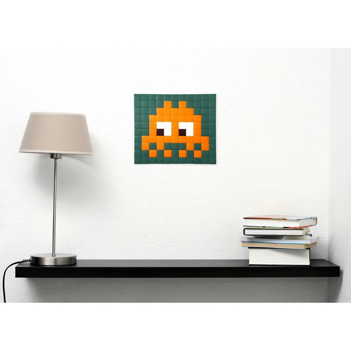 INDOOR INVADERS - Mosaïque invaders en verre orange