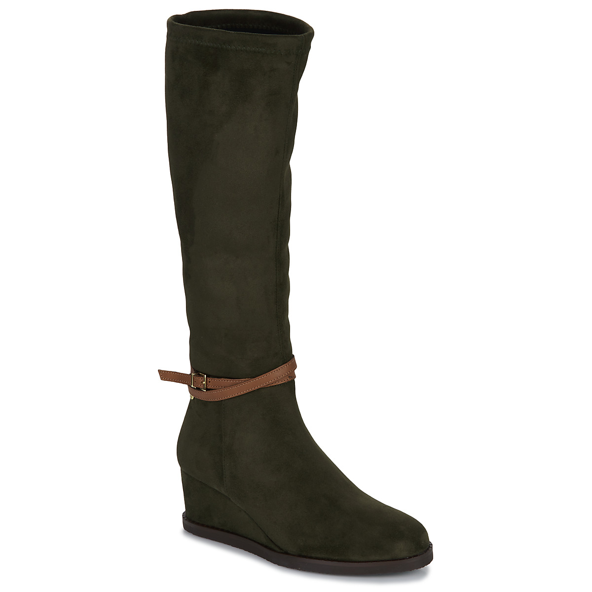 JB Martin - LOUVE - Canvas / Suede / Stretch / Kaki