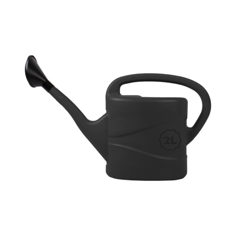 Arrosoir noir avec pomme d'arrosage 2 L AVR-TOOLS