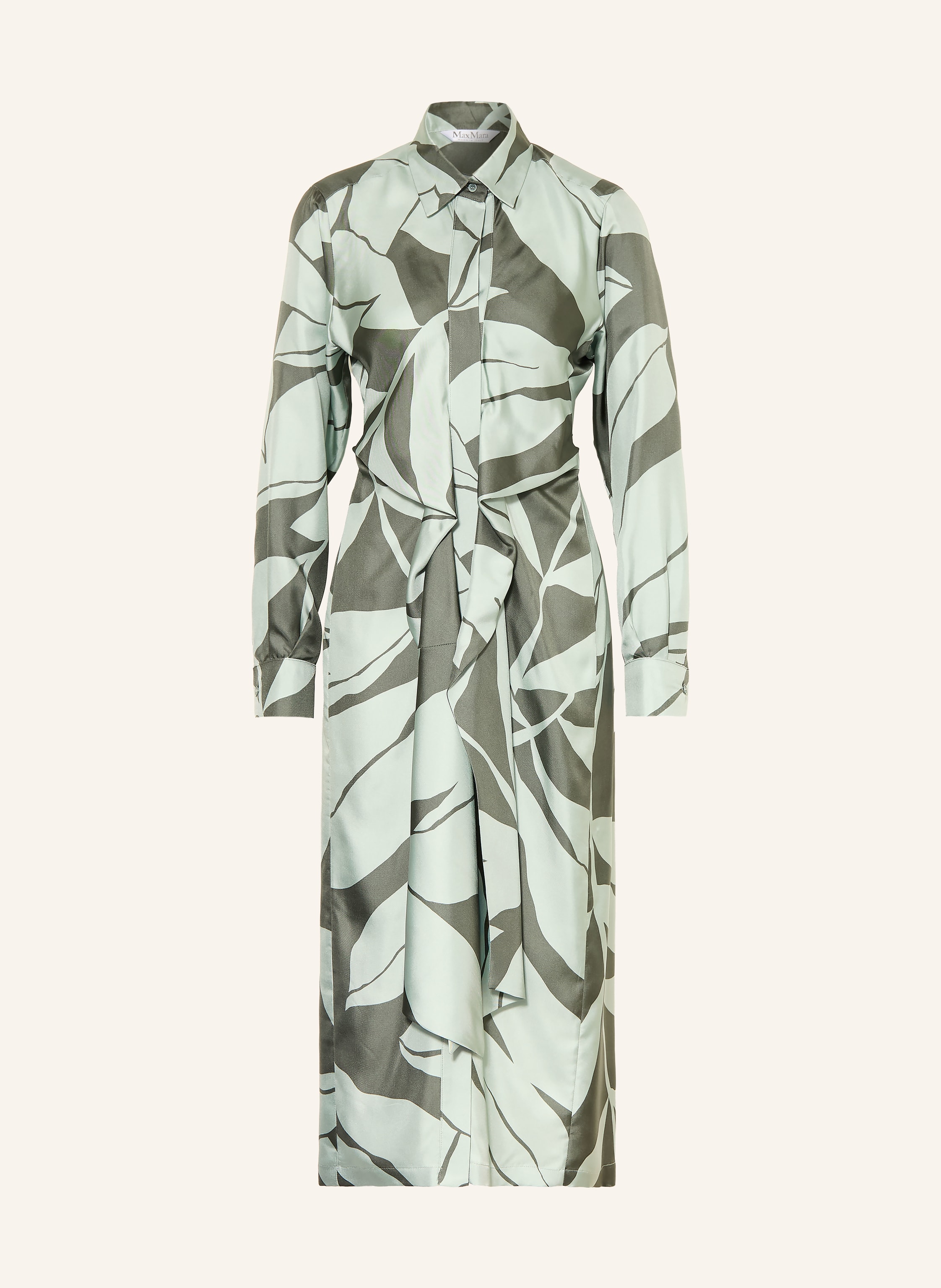 Max Mara Hemdblusenkleid ROBINIA aus Satin