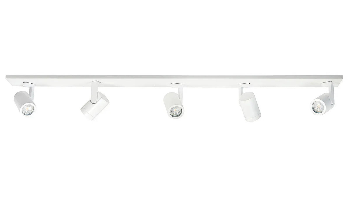 Highlight spot HALO - 5 lichts - 118 x 16  cm - wit