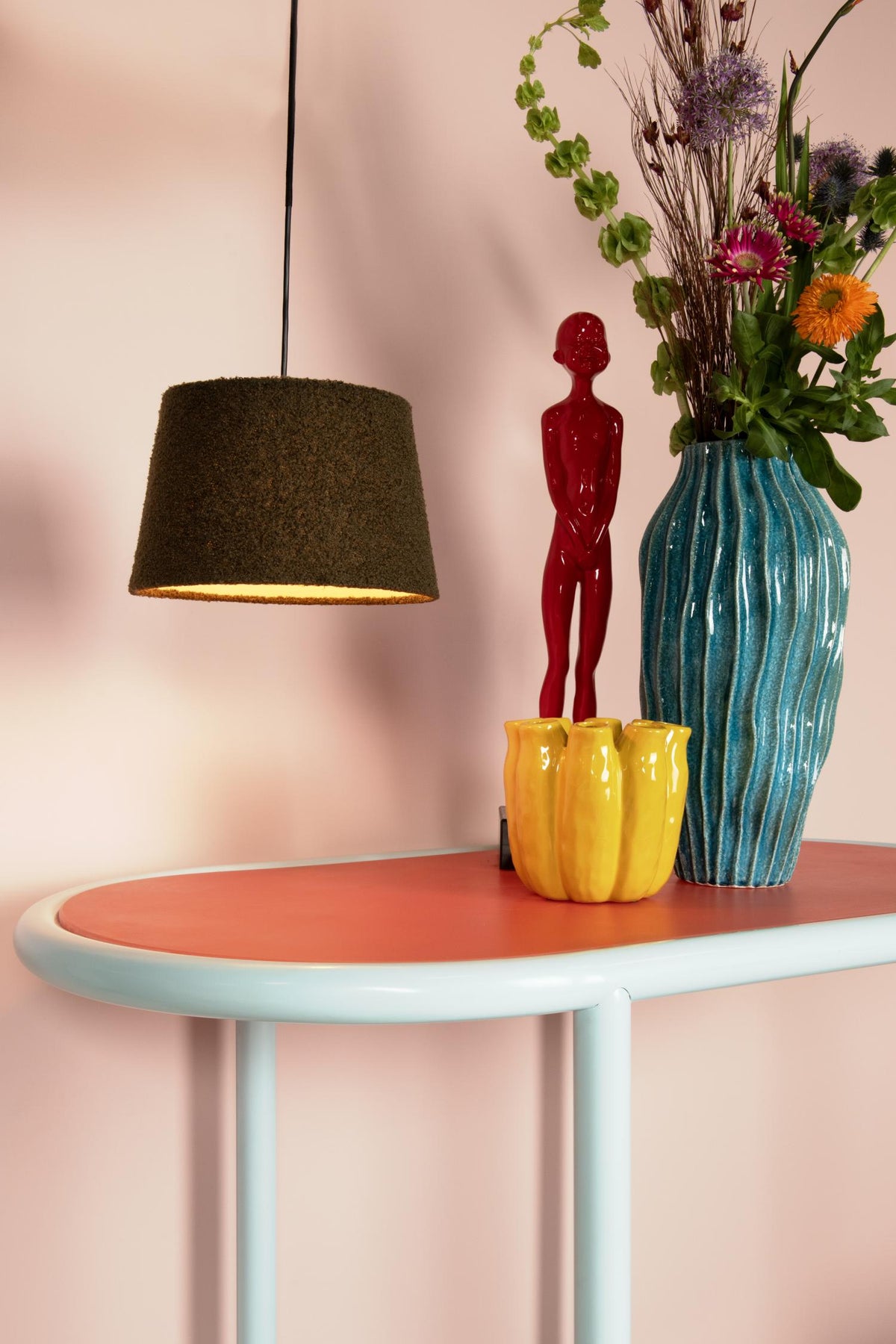Lucide hanglamp WOOLLY - 1xE27 - Groen