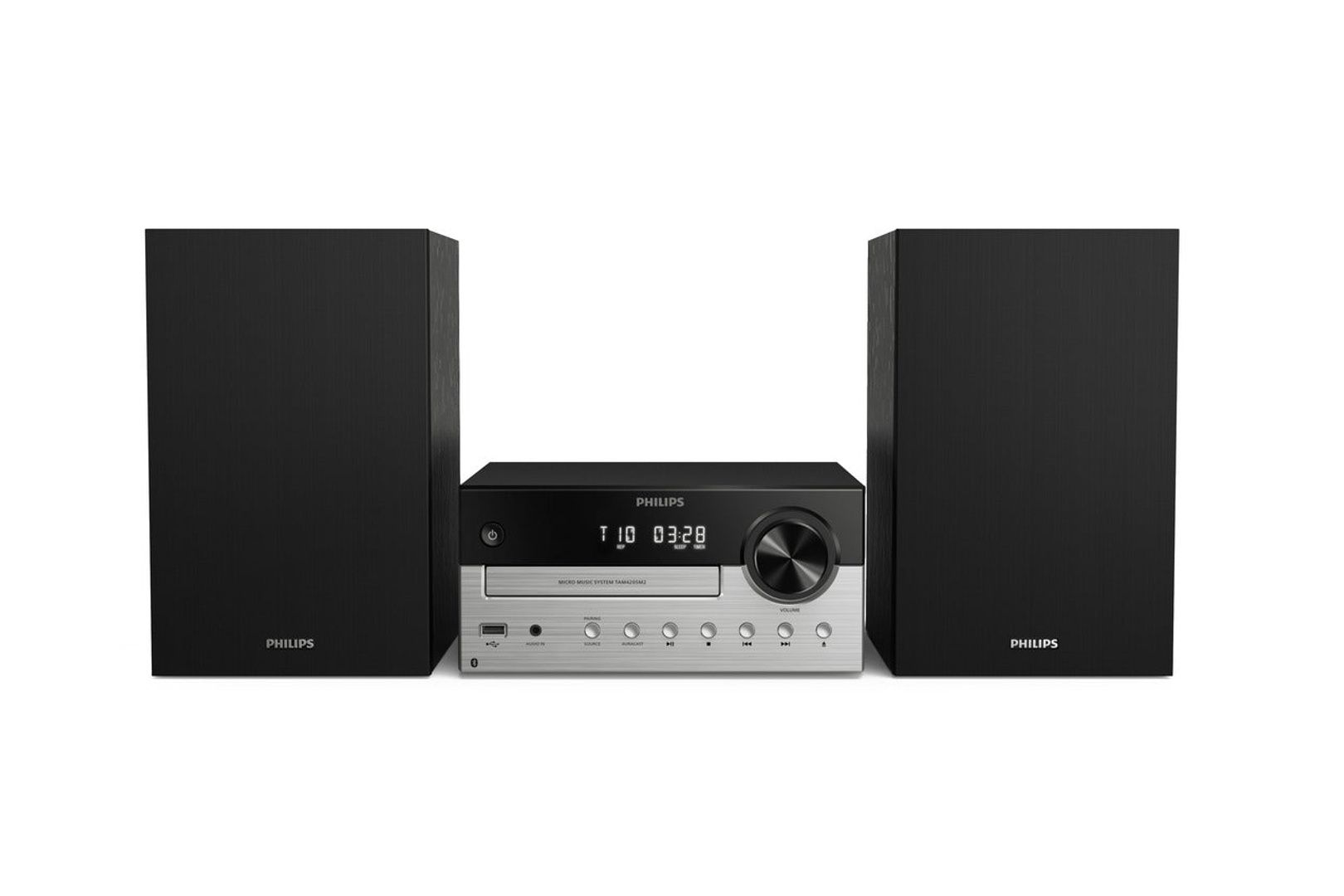 Philips TAM4205M2 BT Micro 80W Hi-Fi Music System CD/MP3 USB Port