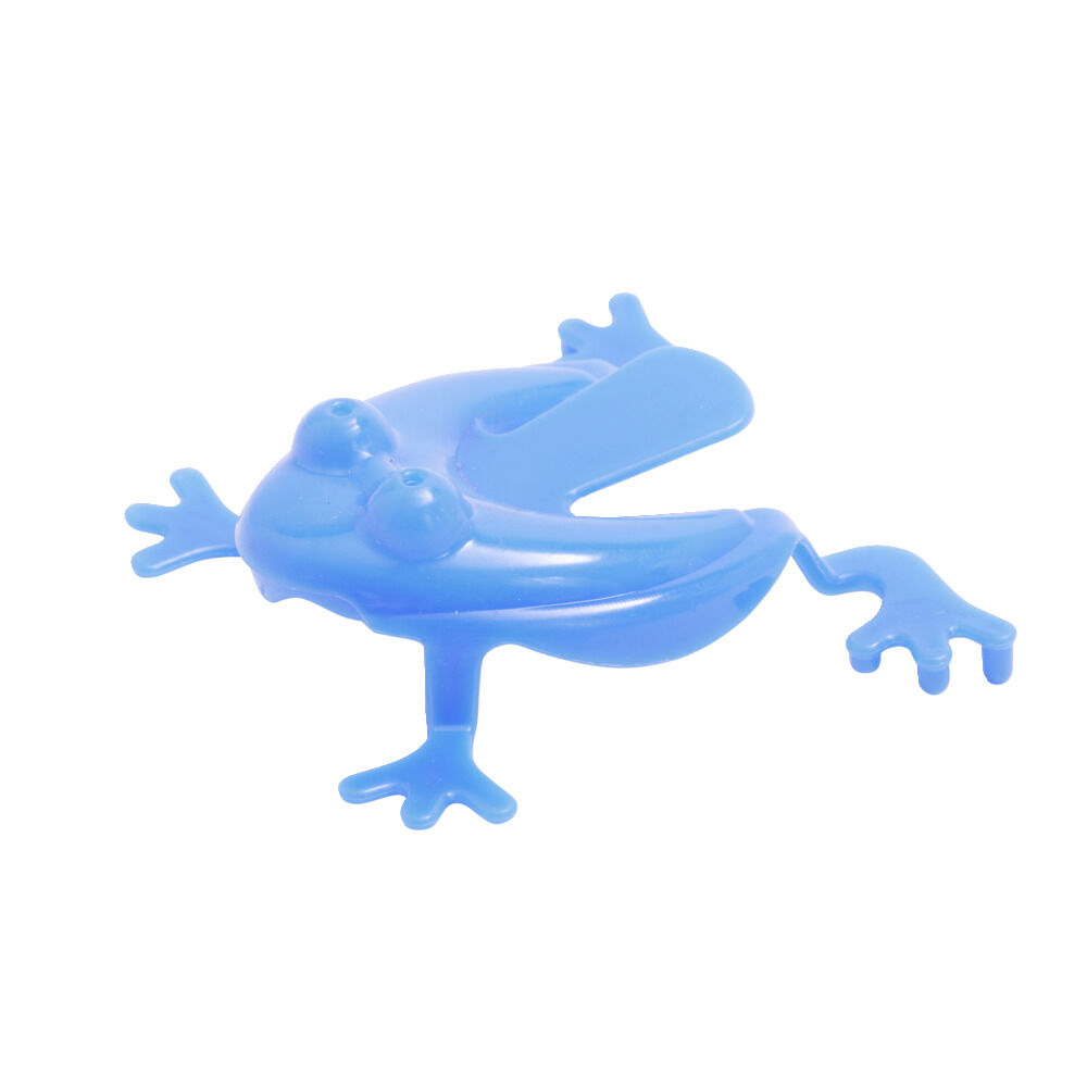 Grenouille sauteuse x8 jaune orange bleue