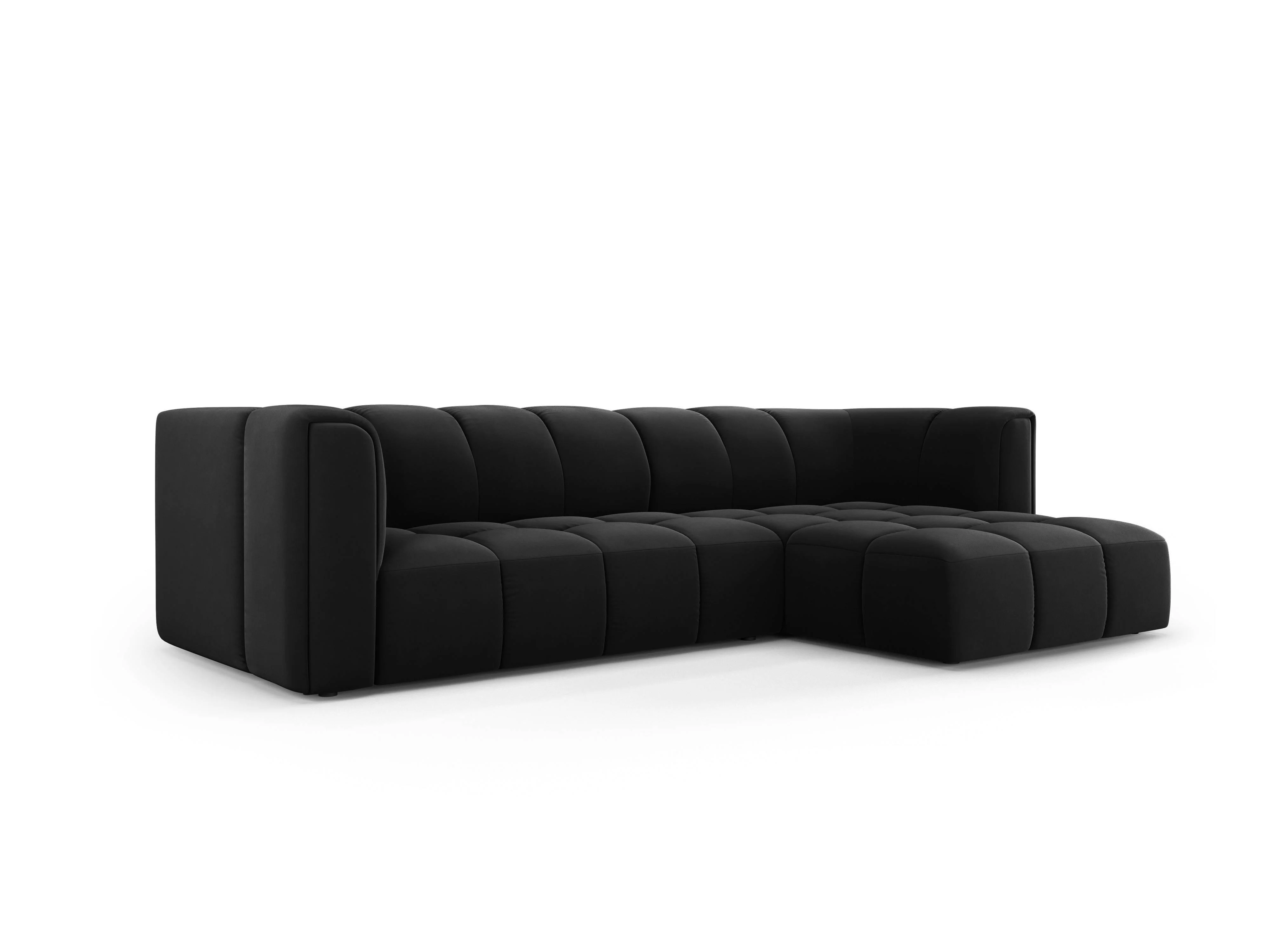 Hoekbank Francesca velvet rechts 3-zits