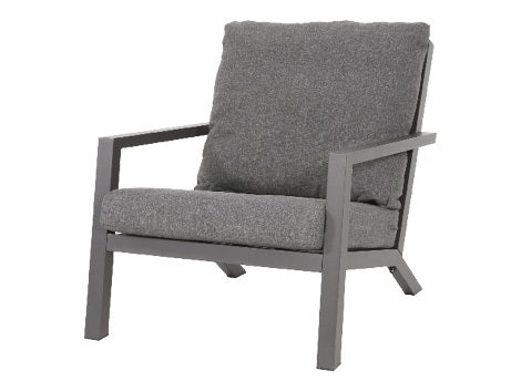 Lesli Living bistrostoel Down - grijs - 75x97x79cm - set van 2