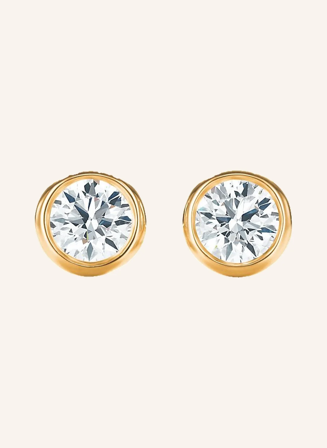 TIFFANY & Co. Ohrstecker ELSA PERETTI® DIAMONDS BY THE YARD® aus 18 Karat Gelbgold