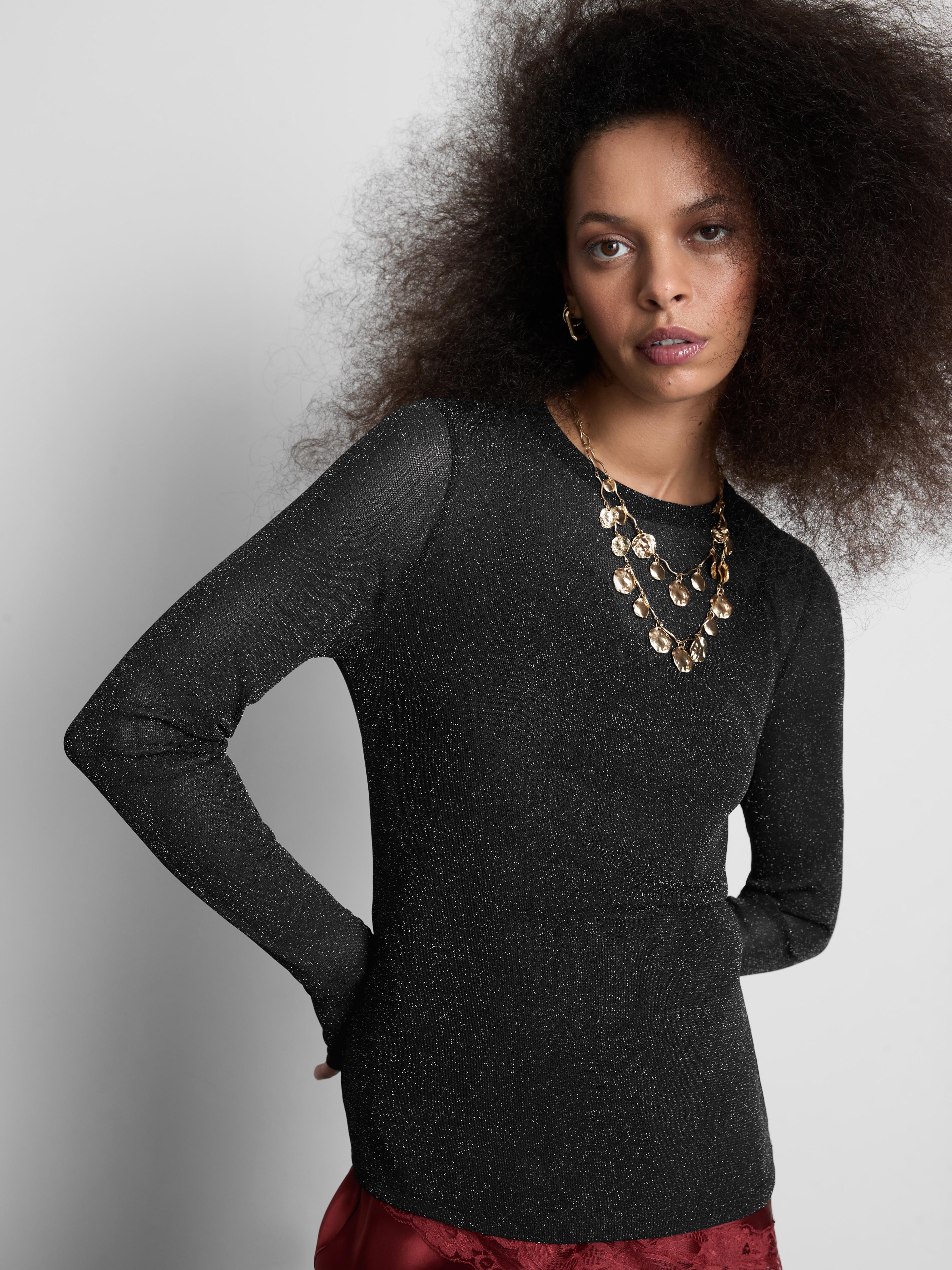 Sparkly Long Sleeve Top