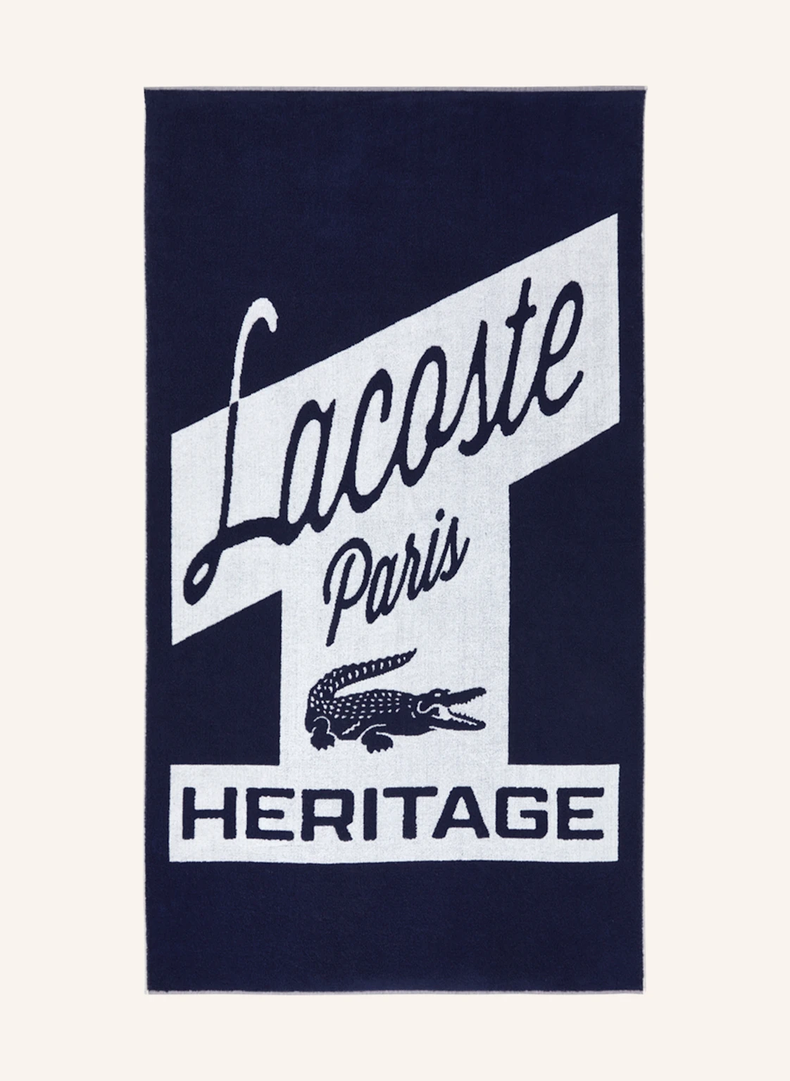 LACOSTE Strandtuch LRETRO