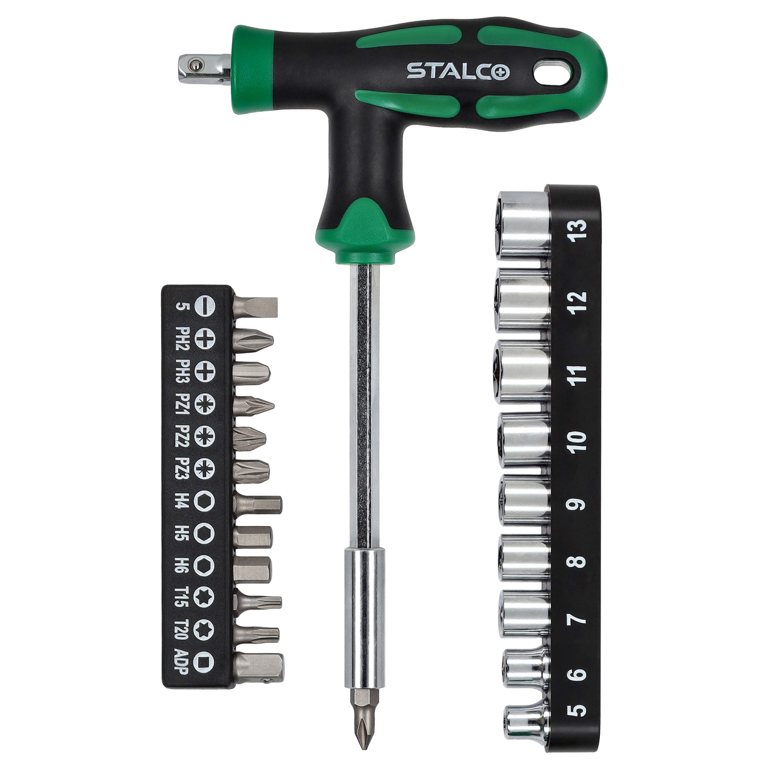 Wkrętak typu T 23elem. STALCO S010800023 STALCO S010800023