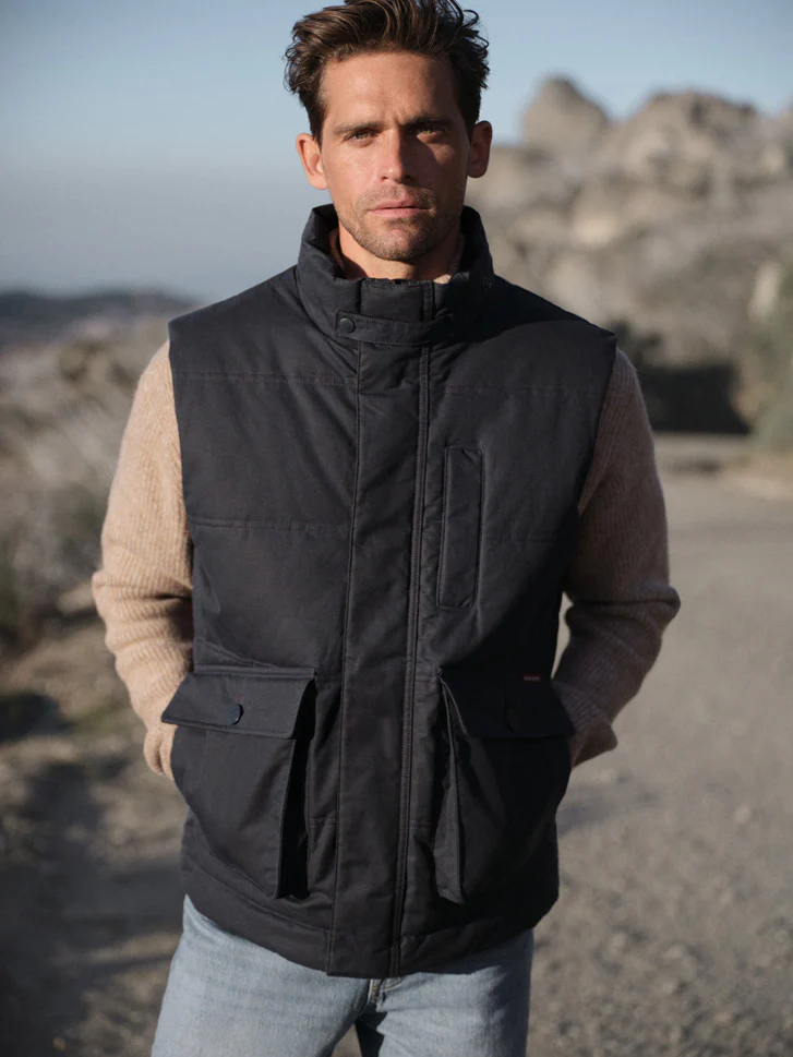 Men's Vintage Wax Padded Vest