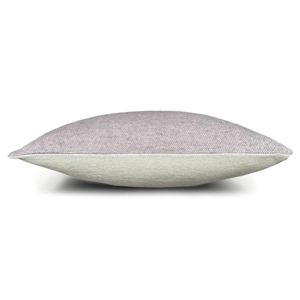 RECYCLED - Coussin carré en laine recyclée double face violet magique 50x50