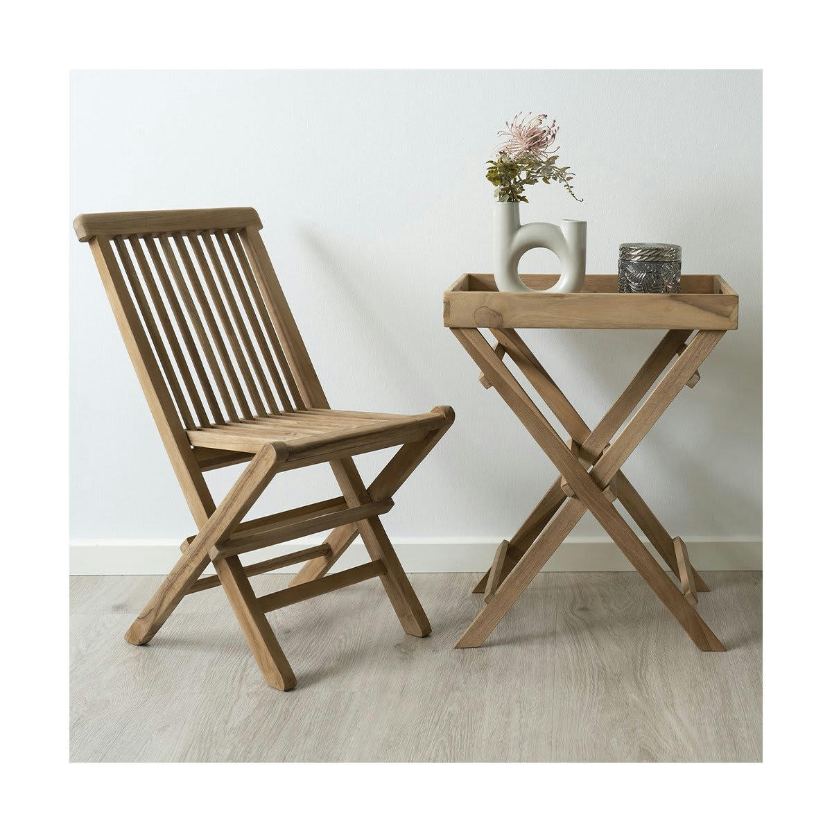 TORETO - Chaise extérieur enfant piable en teck