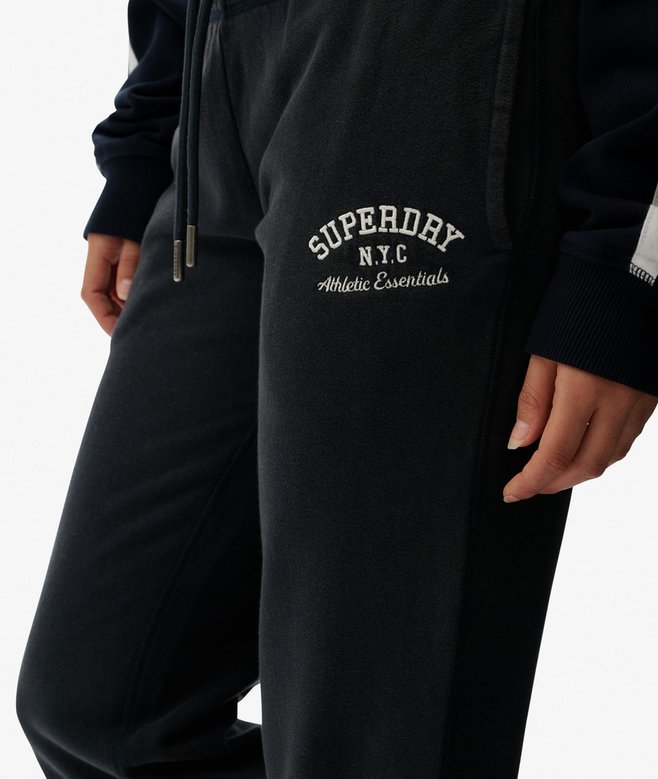 Athletic Embroidered Flare Joggers