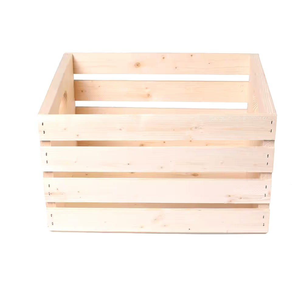 Wood Storage Crate, 20.4-L