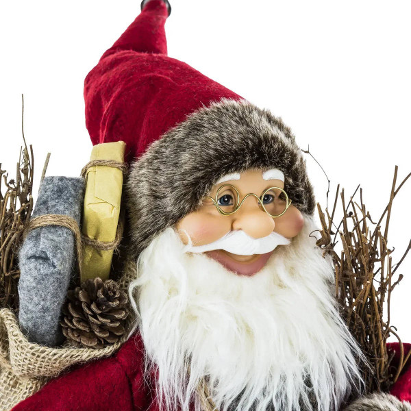 Święty Mikołaj z prezentami61 cm FIGURKA