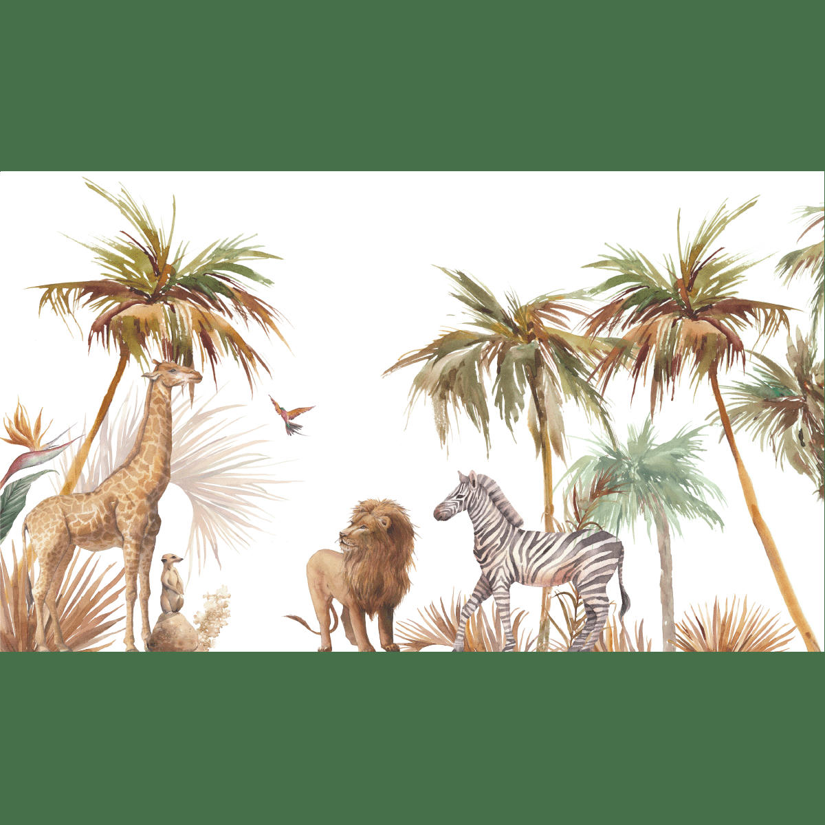 - Papier Peint jungle sauvage 280x480cm