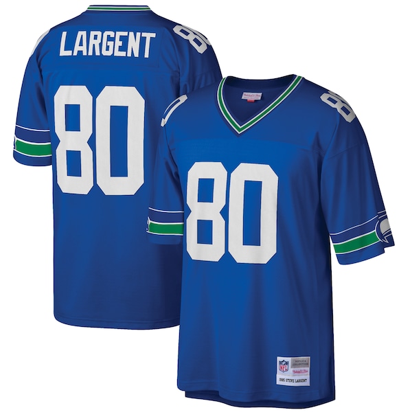 Steve Largent Seattle Seahawks Big & Tall 1985 Retired Player Replica Jersey - Royal