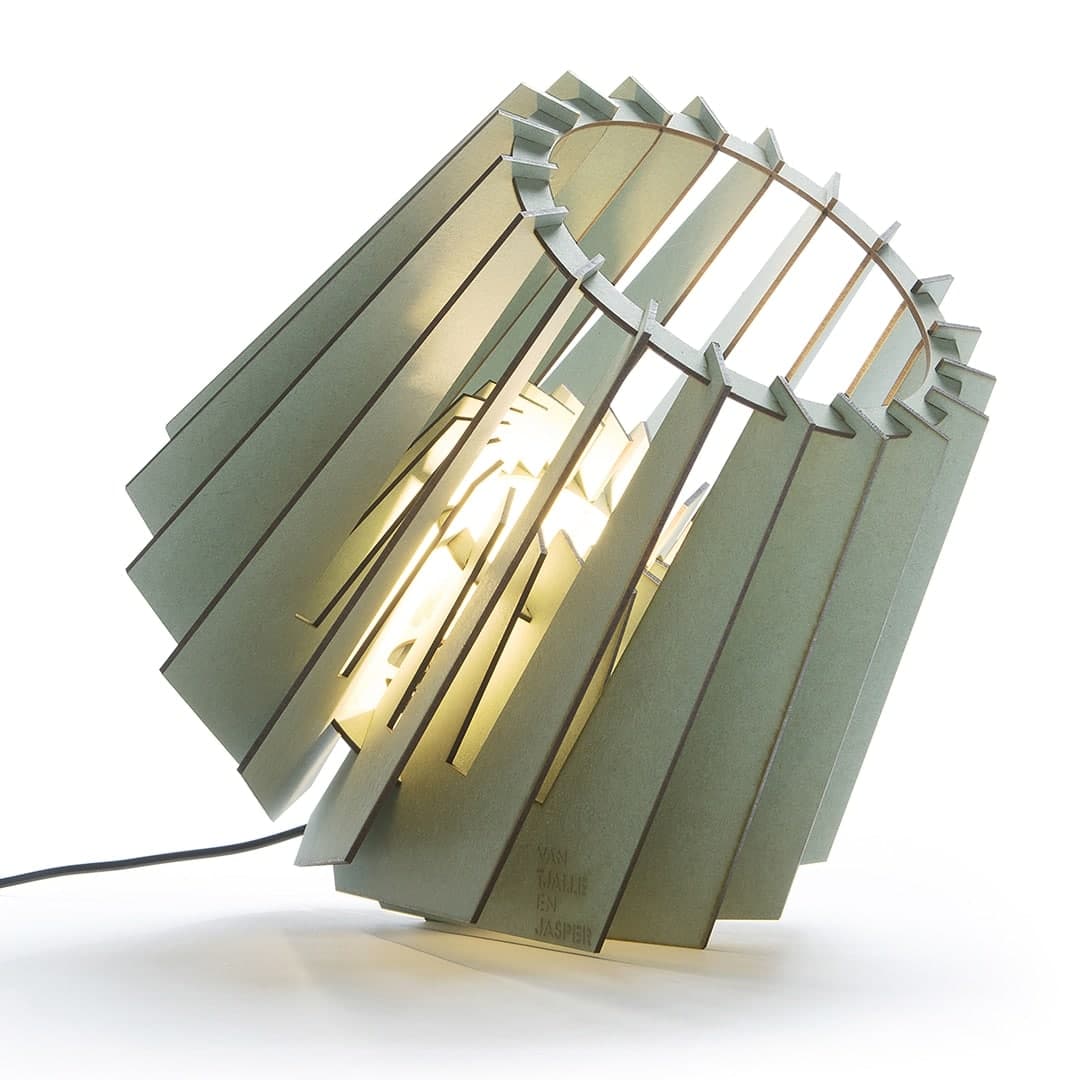 van Tjalle en Jasper - Spot-nik vloerlamp - Dirty Mint / Standaard