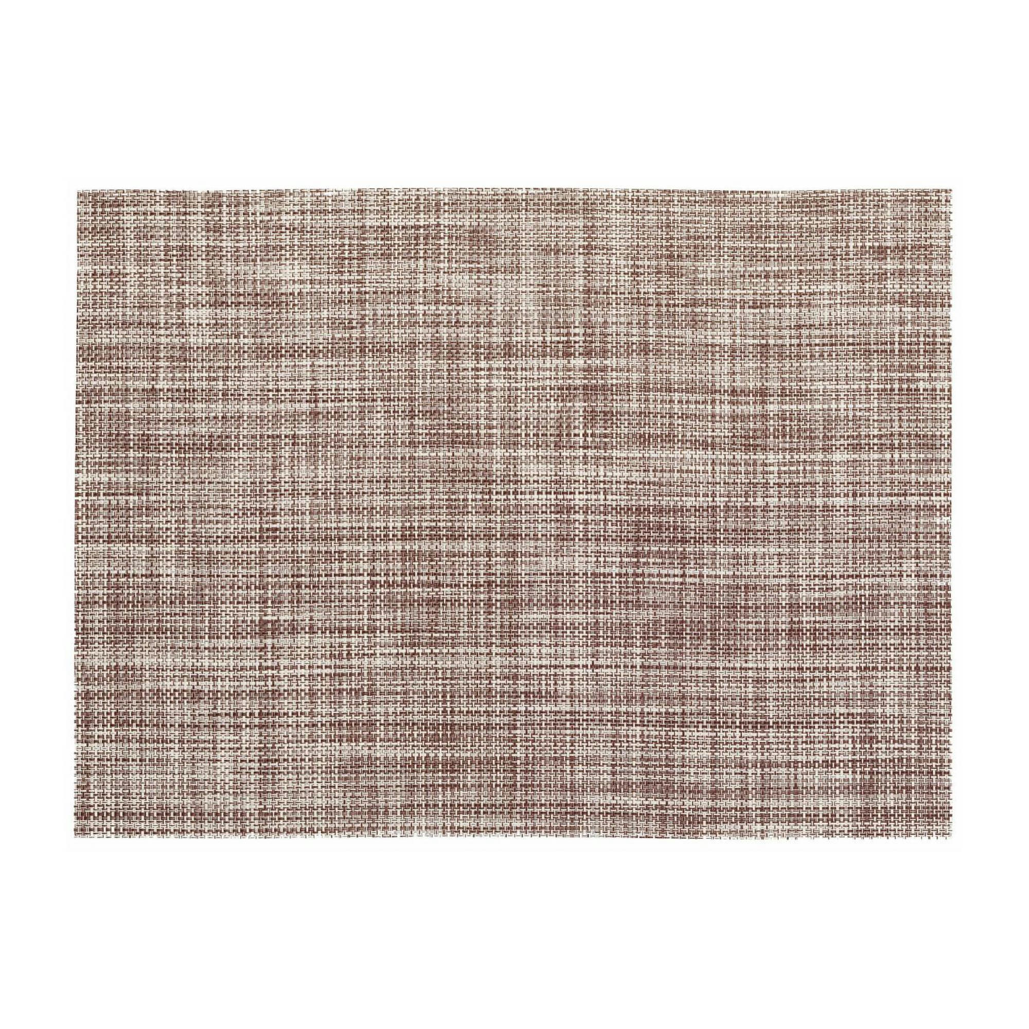 LINA - Set de table  en polyester prune 33 x 45