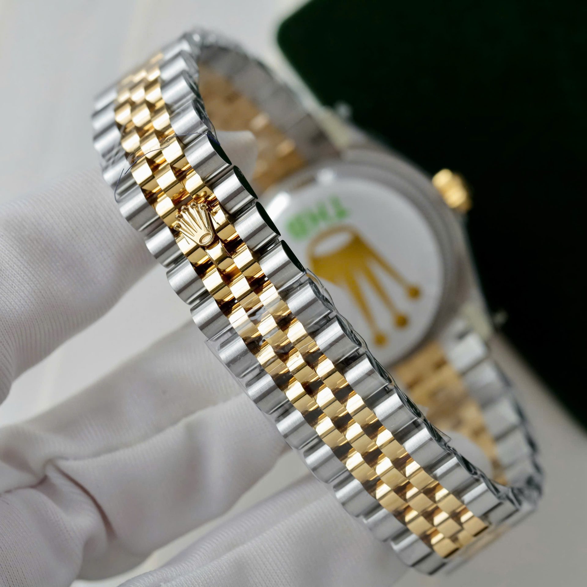 Rolex Datejust 278273 SS/YG Plated Champagne Dial CZ Diamonds 31mm Jub THBF Replica