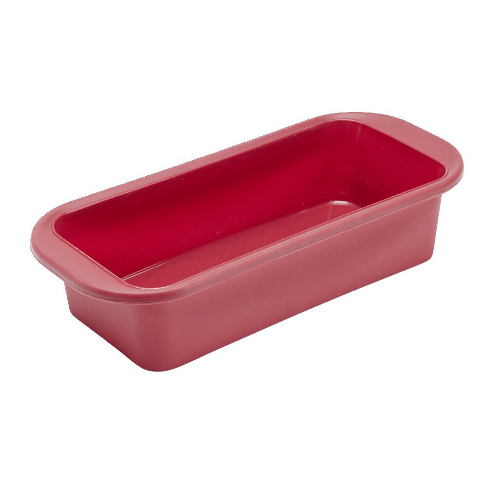 Moule à cake en silicone et armature acier 31x13,8xH7,3cm