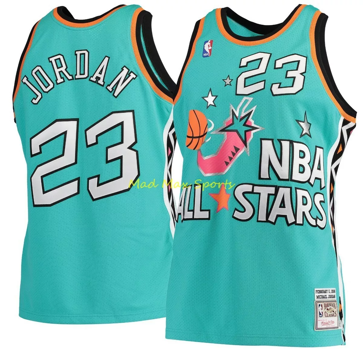 MICHAEL JORDAN Chicago BULLS 1996 East ALL STAR M&N Authentic Jersey