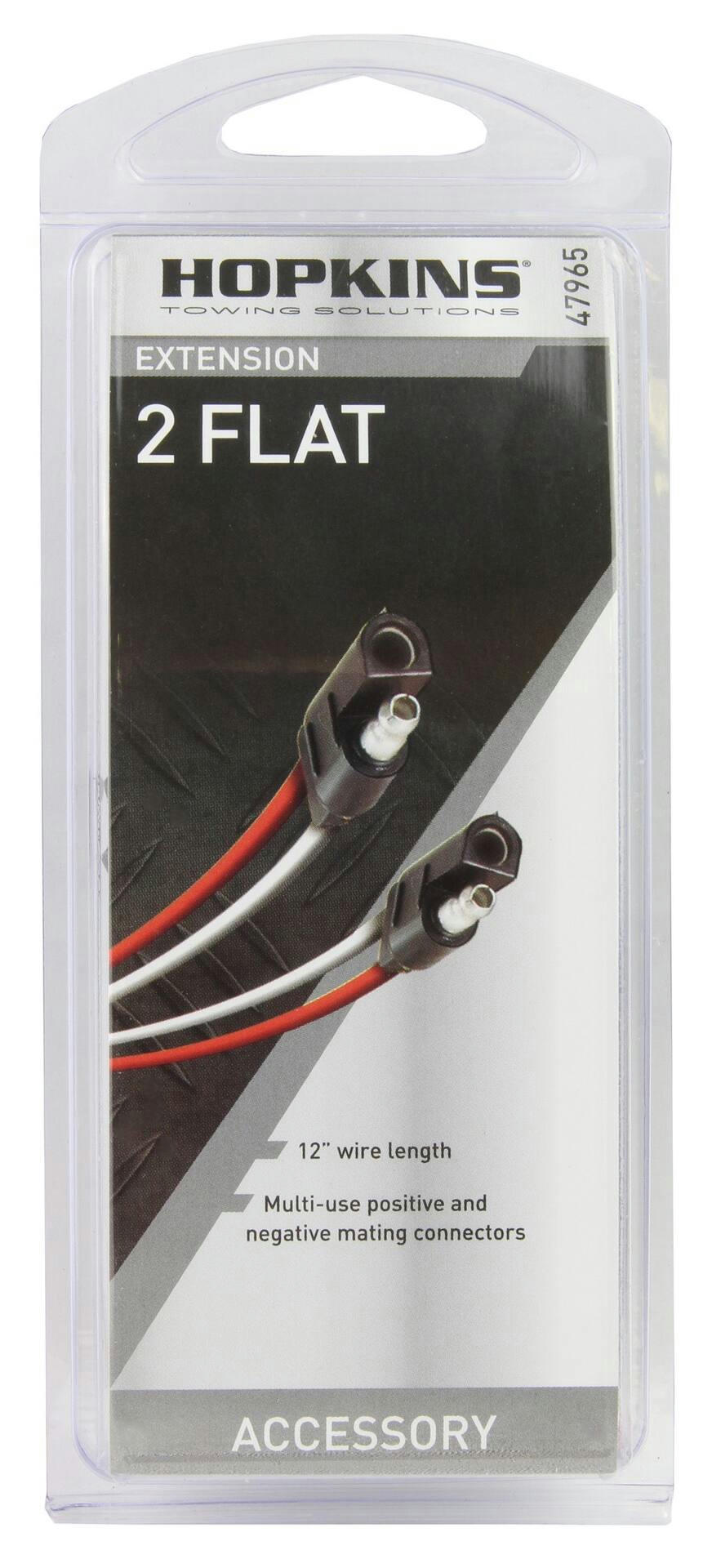 Hopkins 2 Pole Flat Extension, 12-in