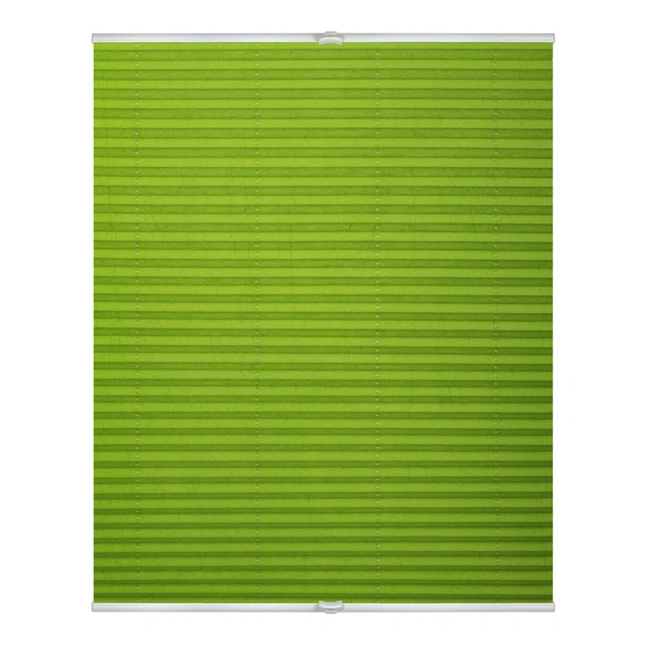 Plissee, Klemmfix, verspannt, 80x210 cm, grün