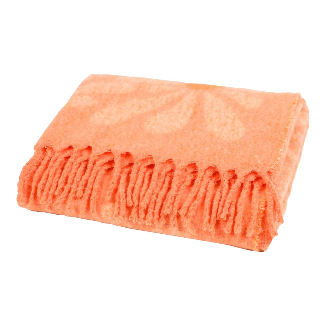 Decke Blume Orange,L 1.700 x B 1.300 mm