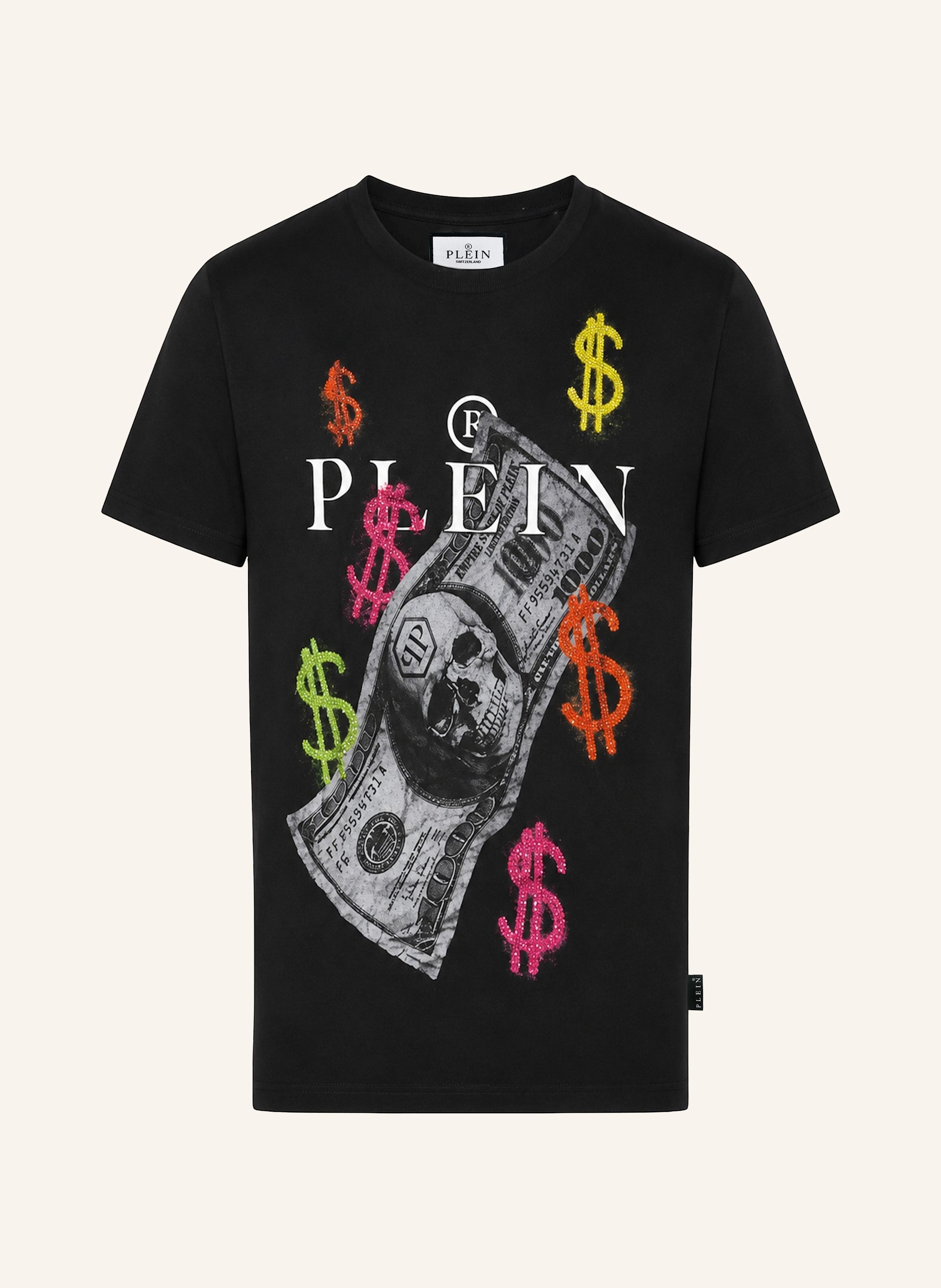 PHILIPP PLEIN Kurzarm-Rundhals-T-Shirt