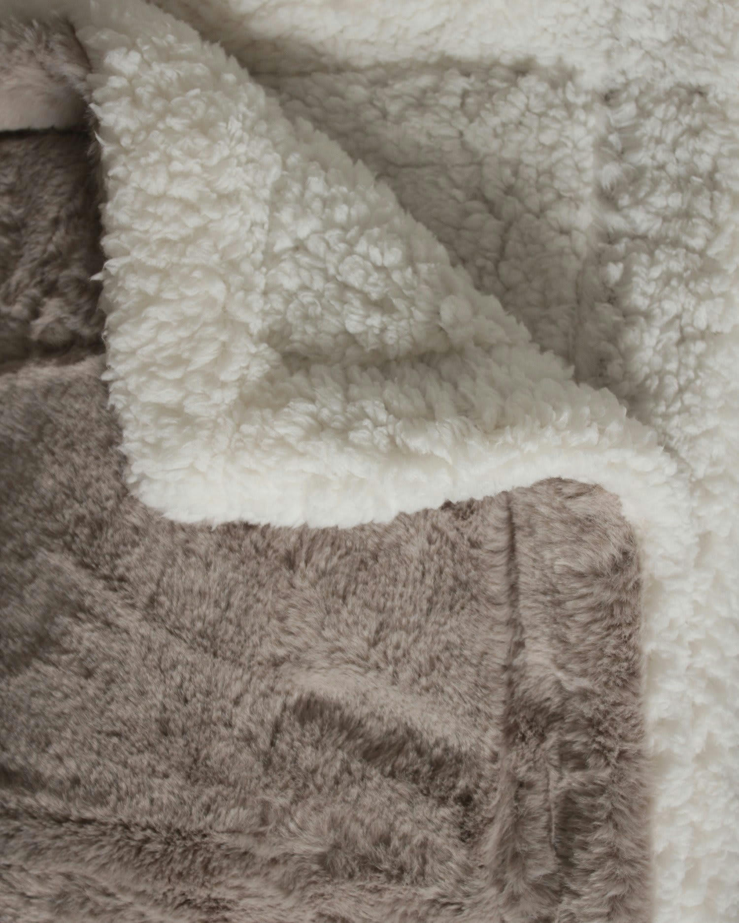 COUVERTURE - Couverture plaid XL doublée imitation 