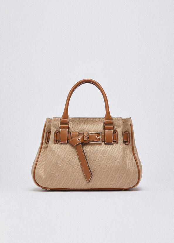 Borsa a mano piccola in jacquard